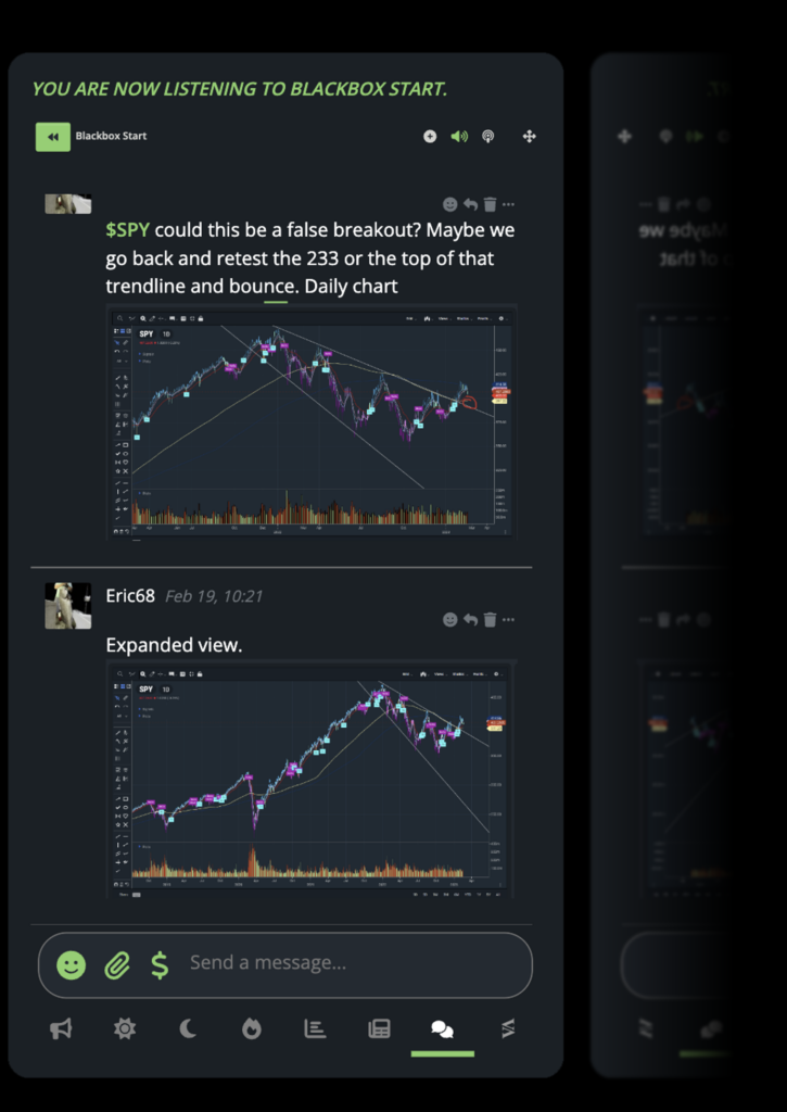 Members Chat on BlackBox Platform